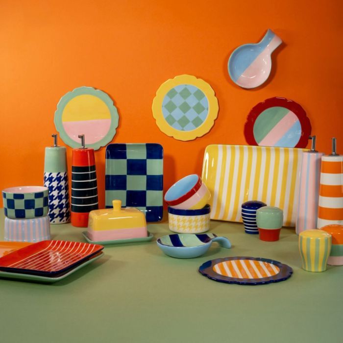 Set sale e pepe in stoneware Sintra. Versione B.