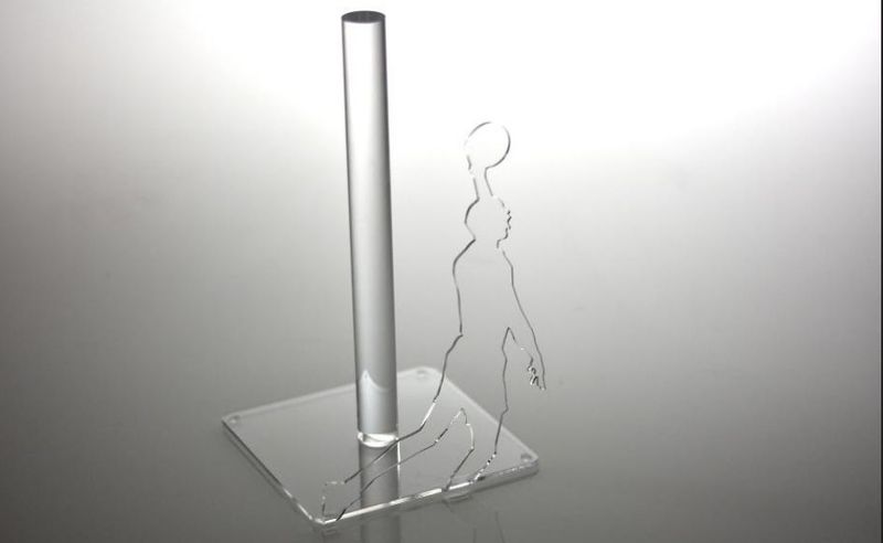 Porta scottex plexiglas giocatore basket
