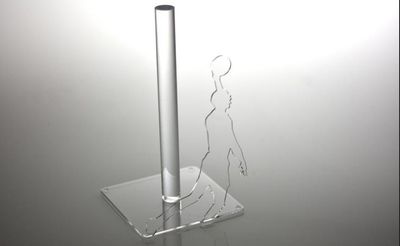 Porta scottex plexiglas giocatore basket