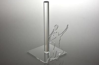 Porta scottex plexiglas giocatore tennis