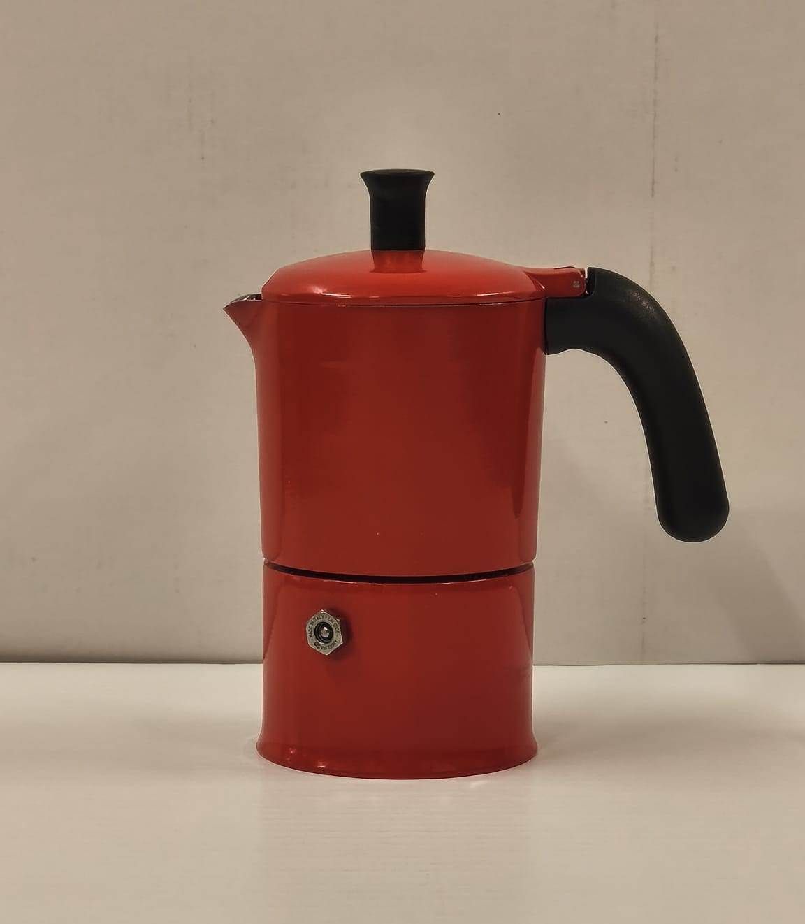 Caffettiera Libellula rossa 3 tazze Gas