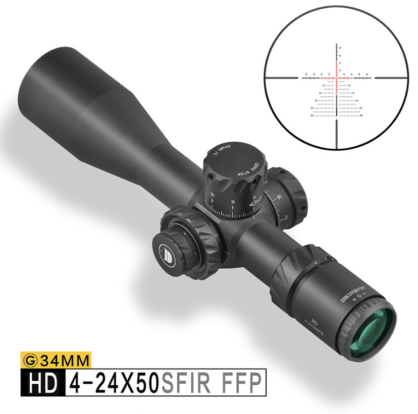 Discovery HD 4-24x50 SFIR FFP (34mm)