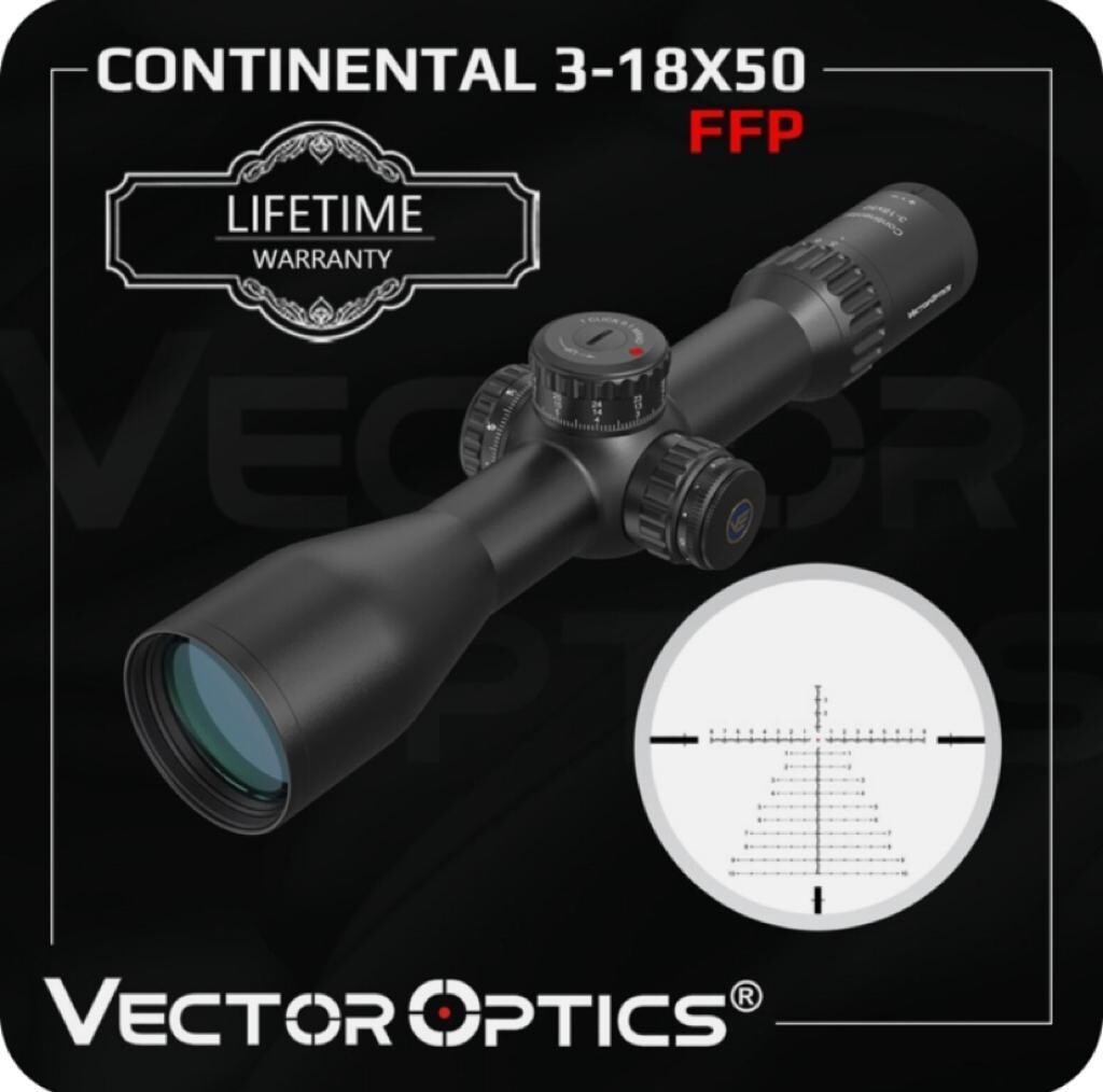 Прицел Vector Optics Continental 3-18x50FFP