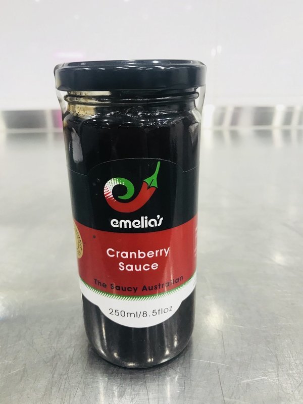 "emelia's" Cranberry Sauce 250ml