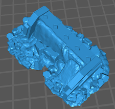 Destroyed fine stone bed 1