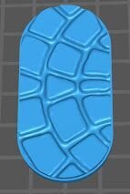 25mm x 50mm Round Cobblestone Base 02