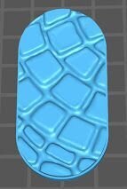 25mm x 50mm Round Cobblestone Base 07