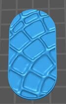 25mm x 50mm Round Cobblestone Base 09