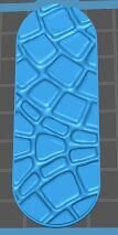 25mm x 70mm Round Cobblestone Base 05
