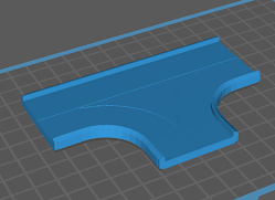 6mm Roadway - T intersection overpass