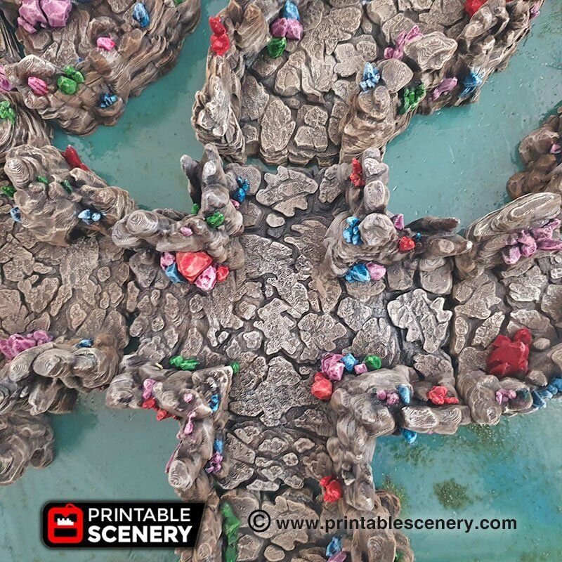 Crystal Grotto Cavern Terrain Tunnels
