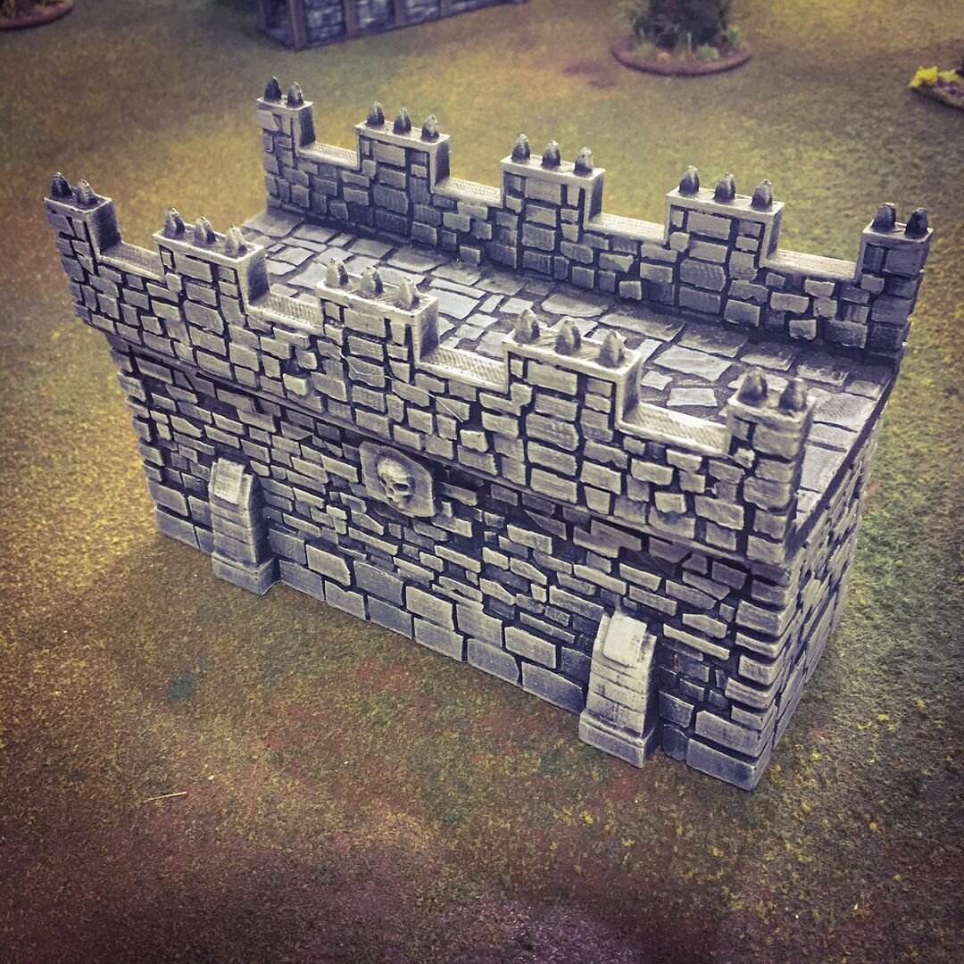 Winterdale Citadel Wall without Skulls