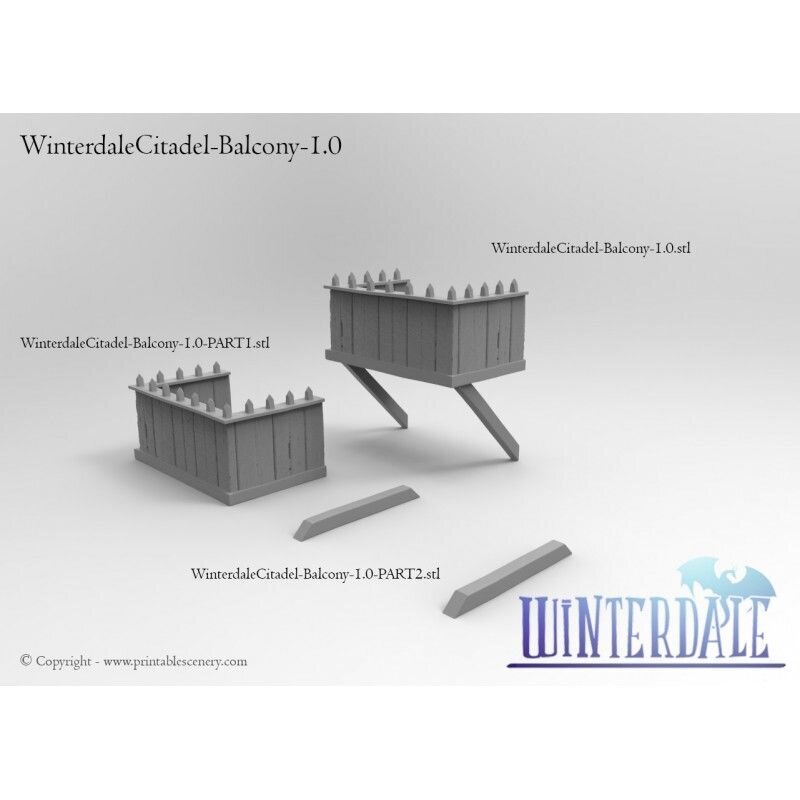 Winterdale Citadel Tower Balcony