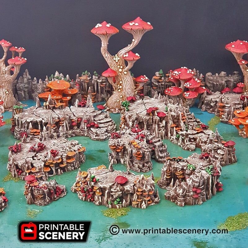 Raised Shroom Caverns
