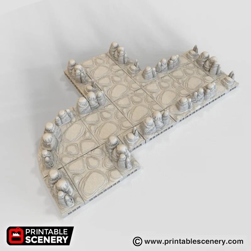 Cavern Floor And Low Walls
