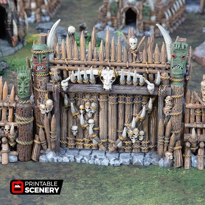 Entry Gates For Tribal Ramparts