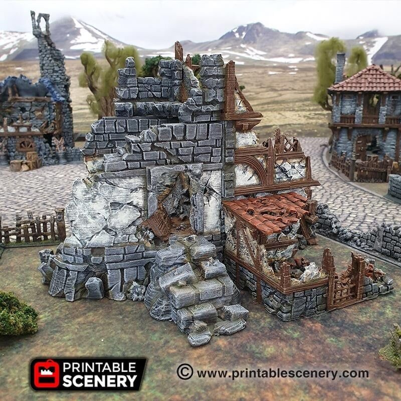 Ruined War Cottage