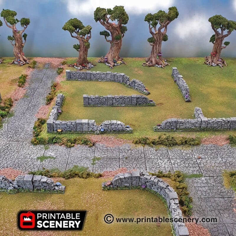 Schist Stone Fences