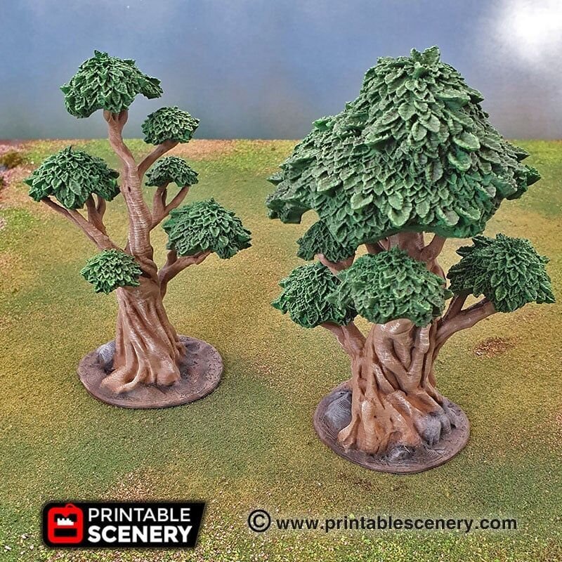 Gnarly Trees With Canopies