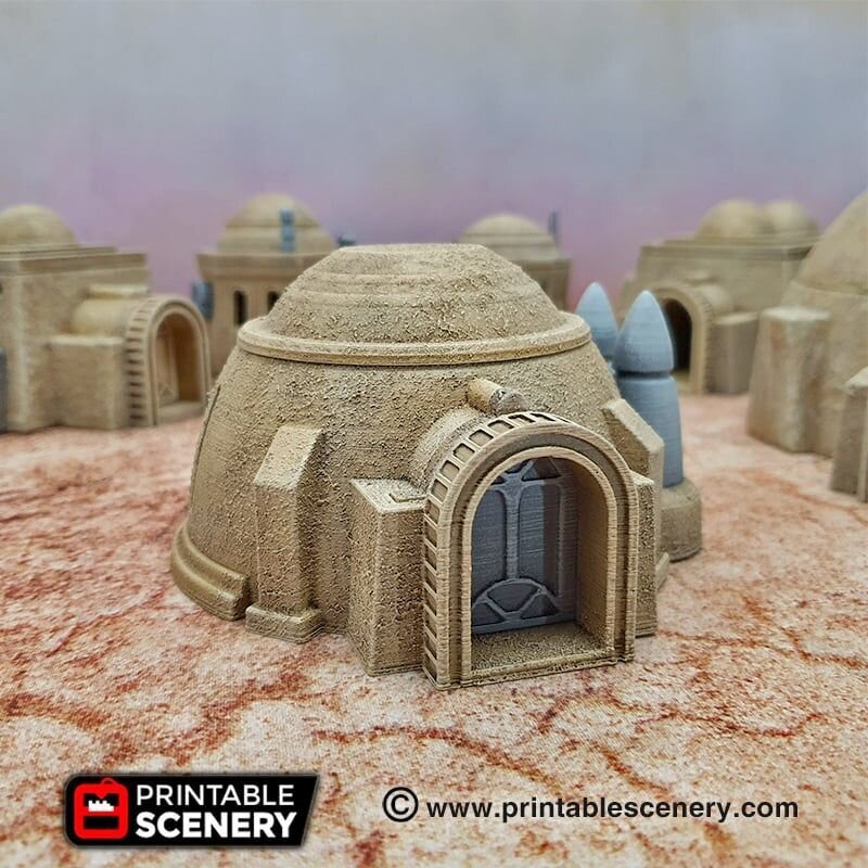 House and Grain Silo