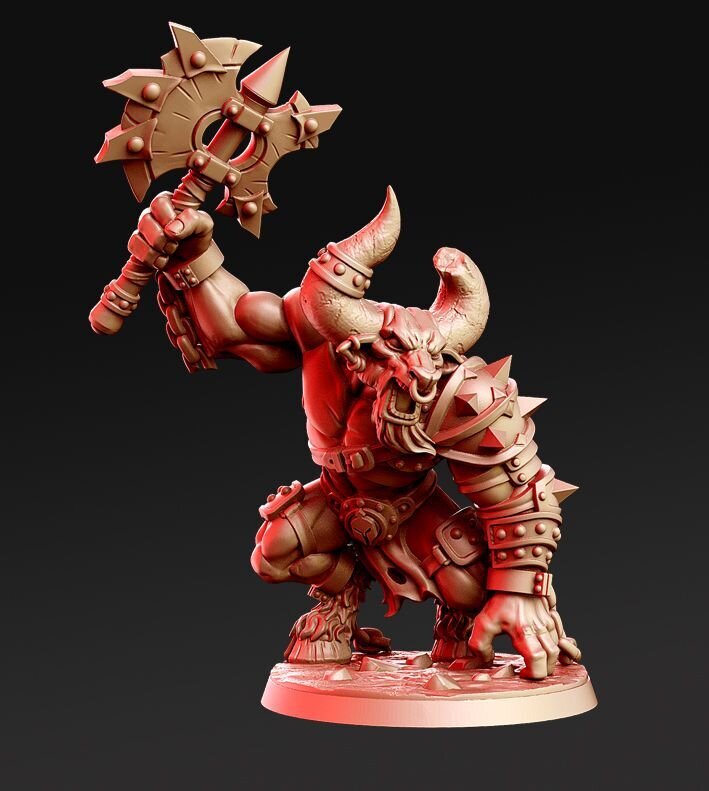 Taumachos the Minotaur