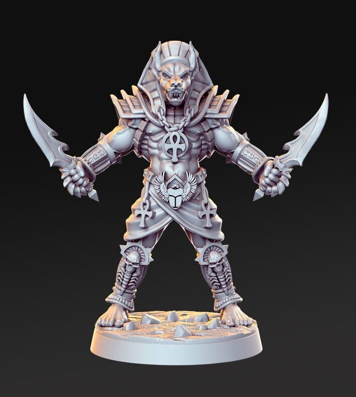 Anubis Warrior with 2 Daggers