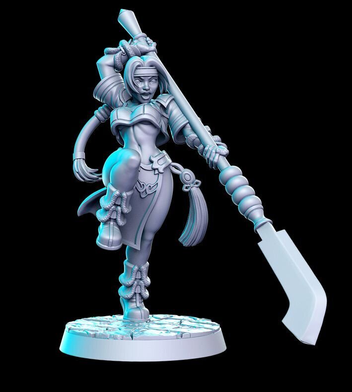 Nami Sung the Asian Glaive Fighter