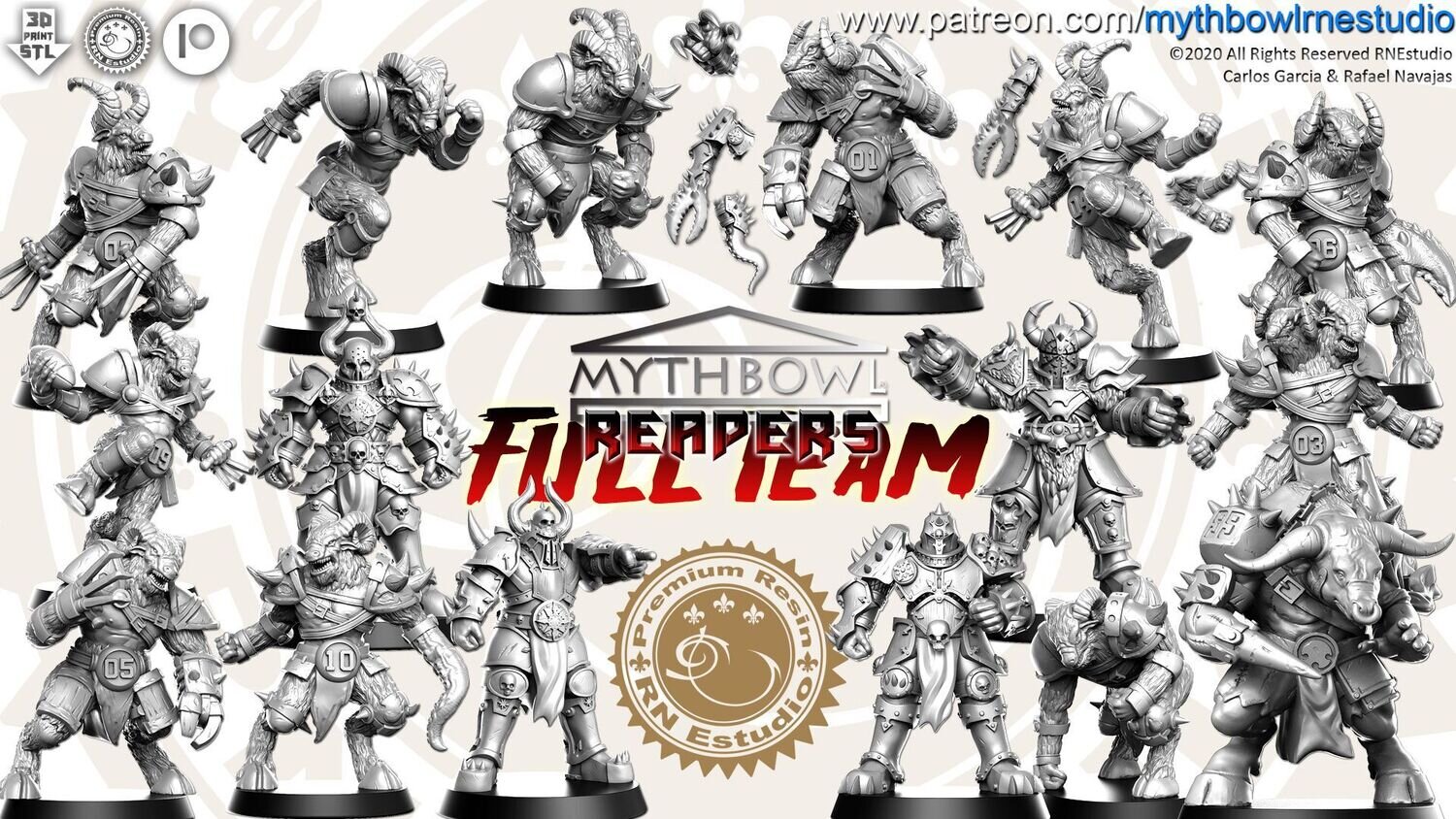 Mythbowl Team - Reapers - Chaos
