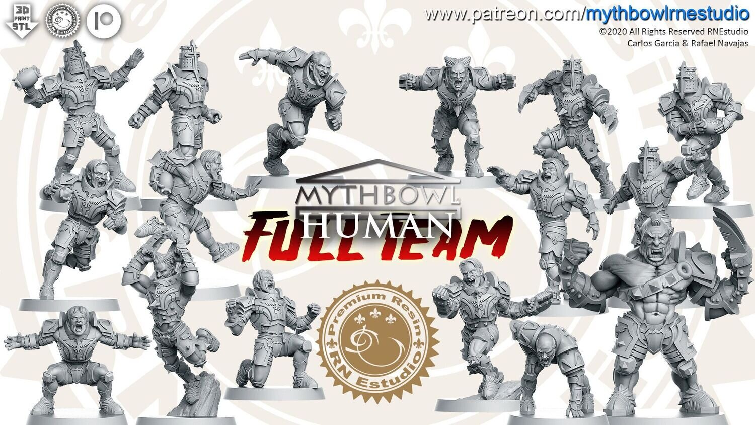 Mythbowl Team - Humans - Nobility