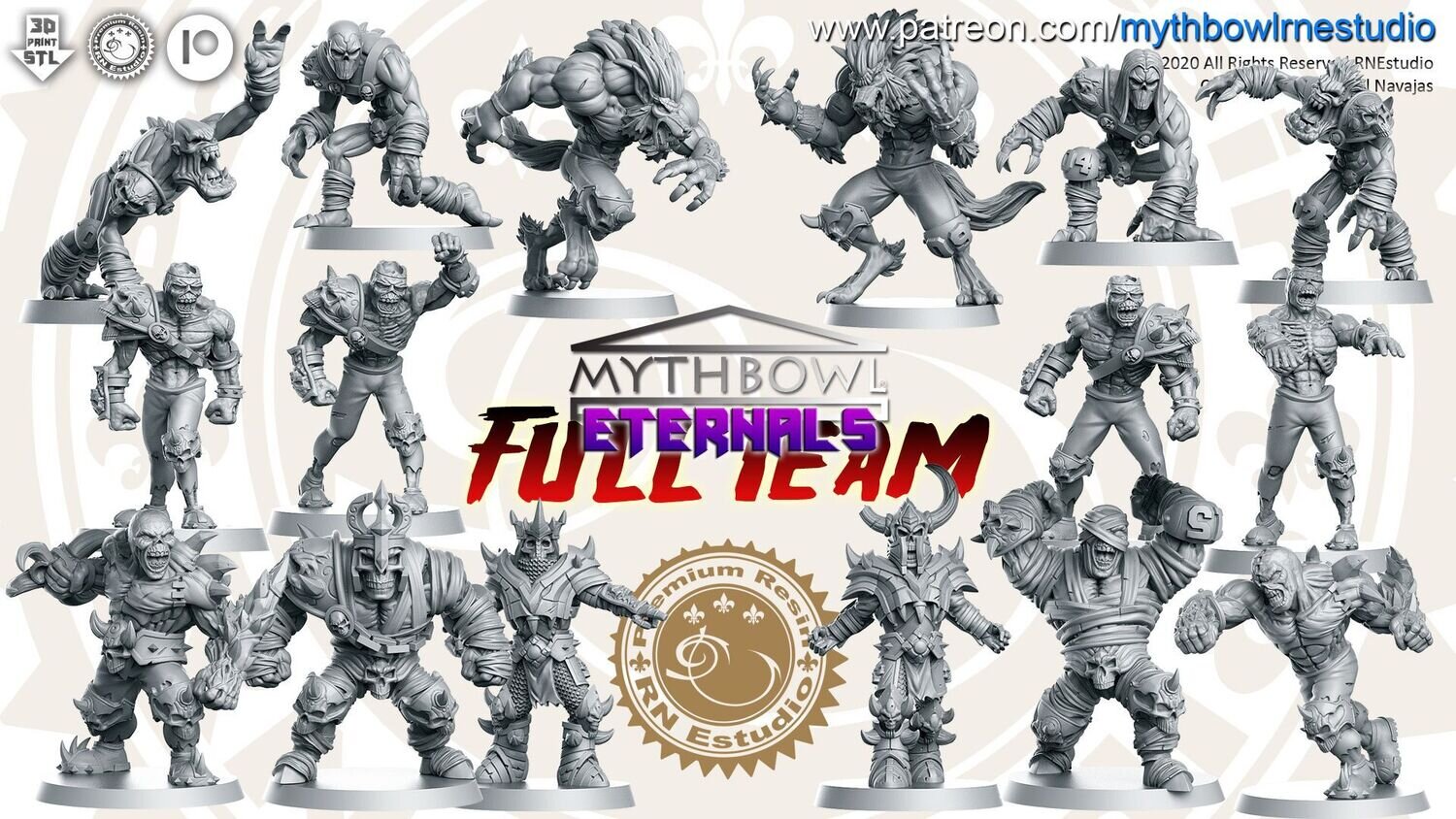 Mythbowl Team - Eternals - Undead