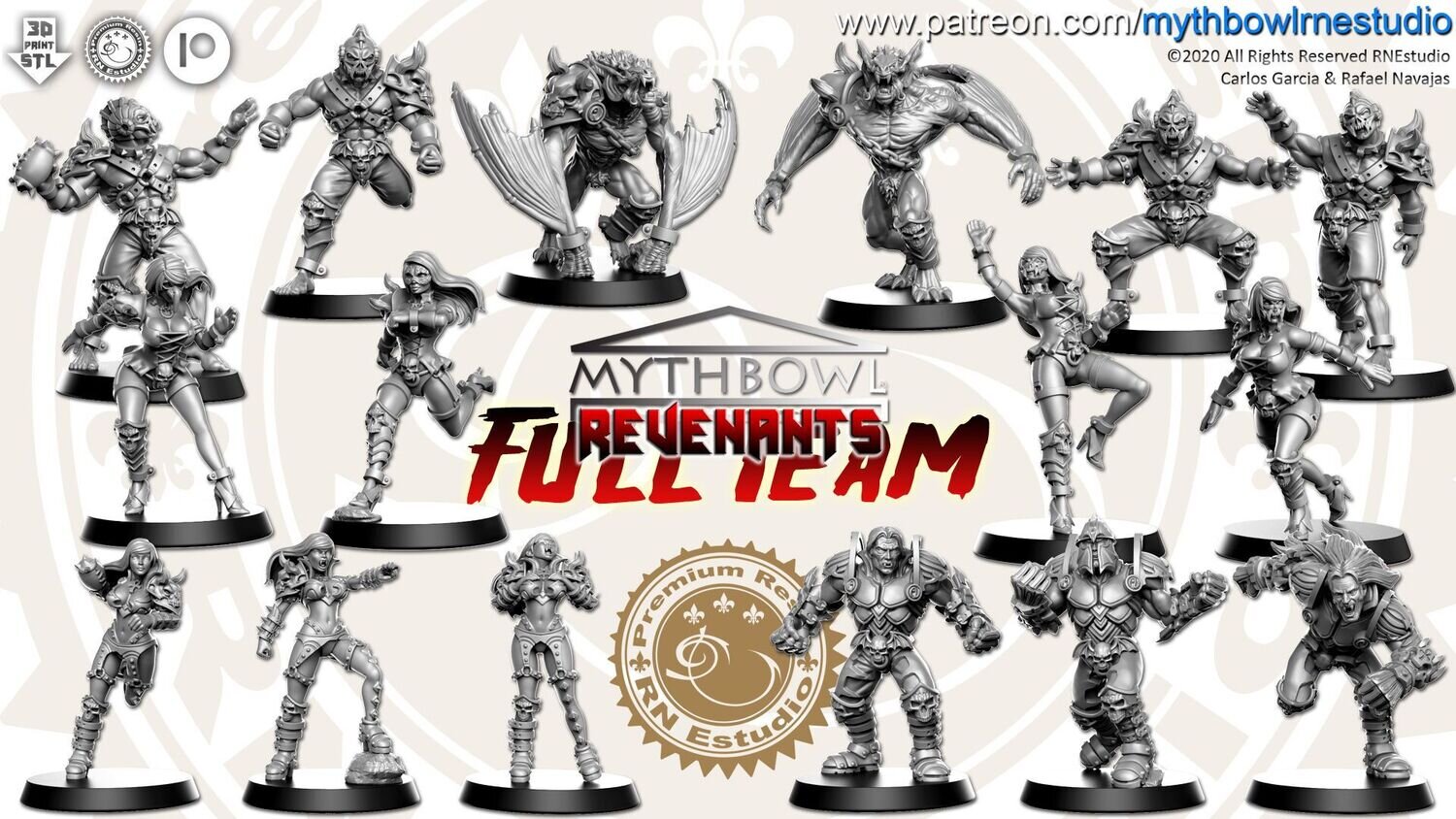 Mythbowl Team - Revenants - Vampire