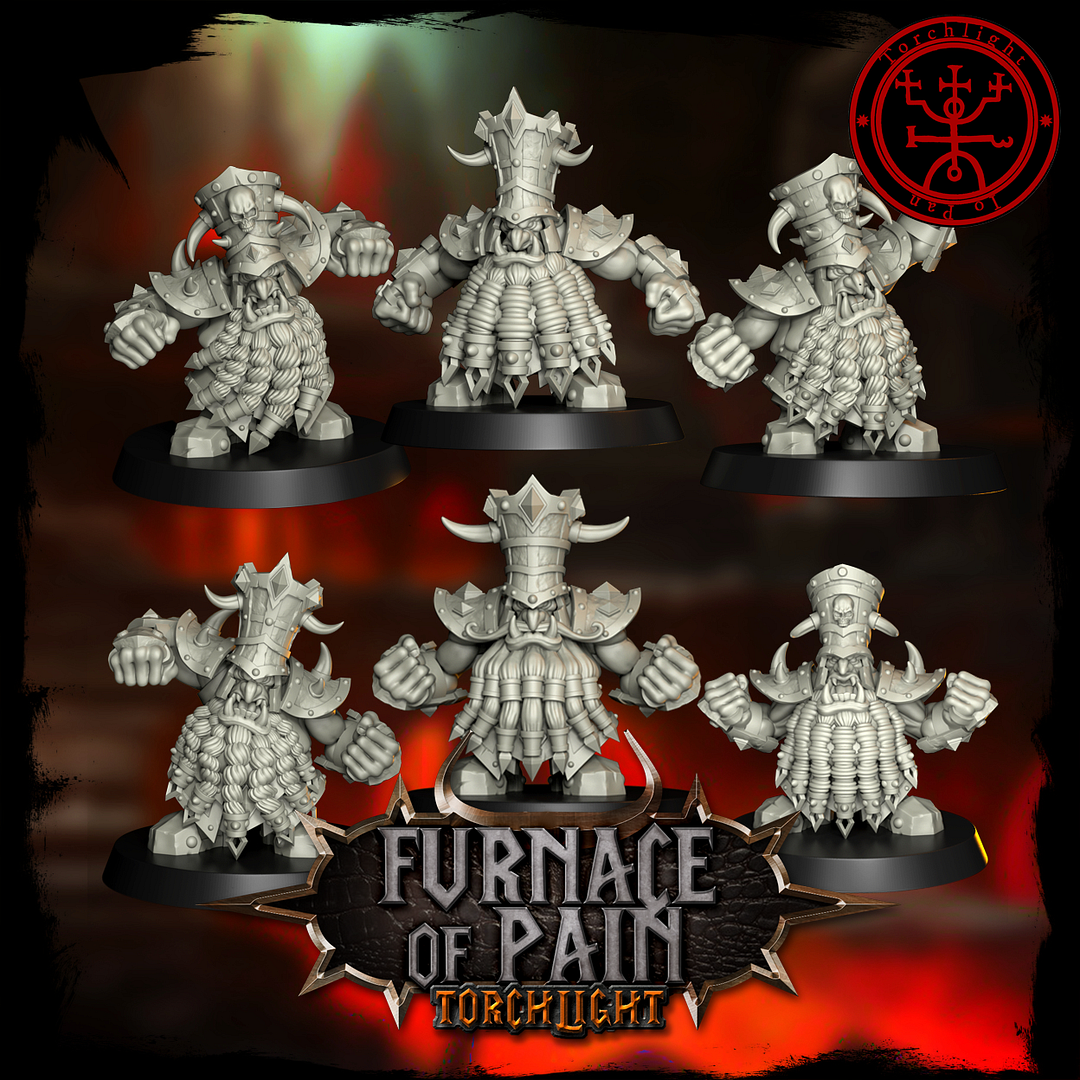 Fantasy Football - Dwarf Squad A - Furnace of Pain (Chaos Dwarves)