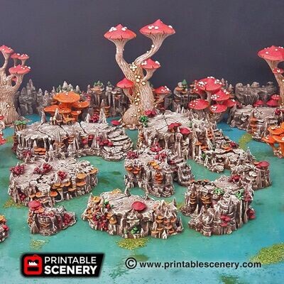 Raised Shroom Caverns