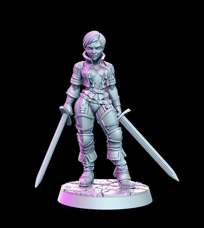 Daena the Human Fighter