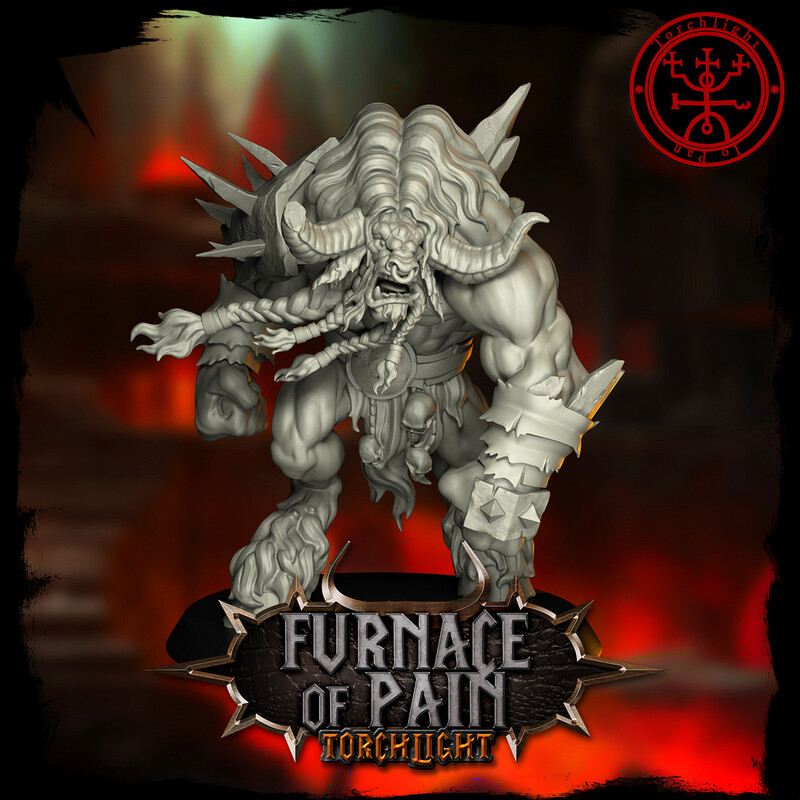 Fantasy Football - Minotaur - Furnace of Pain (Chaos Dwarves)