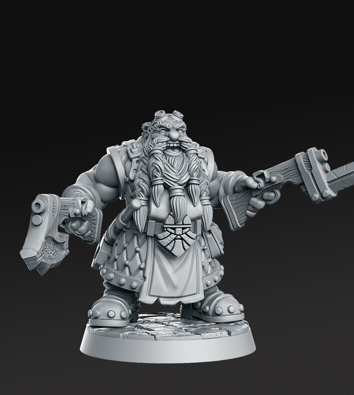 Grangir Thunderclap the Dwarven Gunslinger