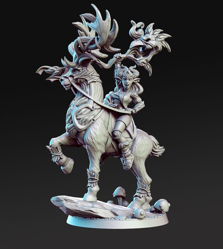 Bronwin the Ranger w/Stag