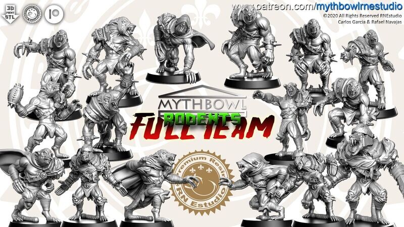 Mythbowl Team - Rodents - Skaven