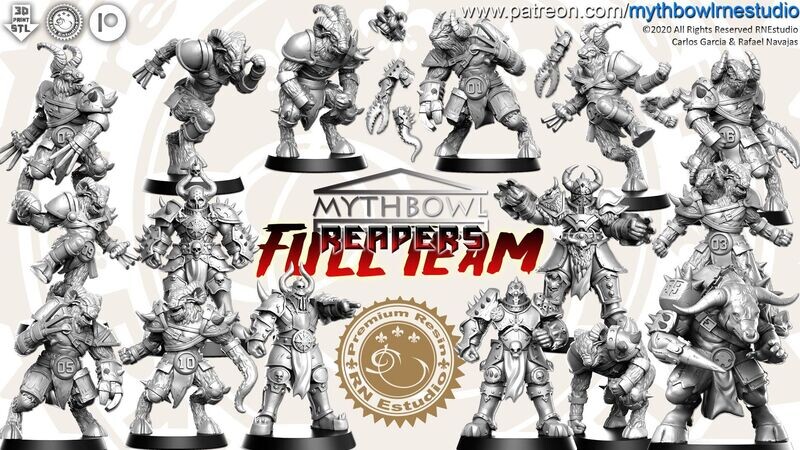 Mythbowl Team - Reapers - Chaos