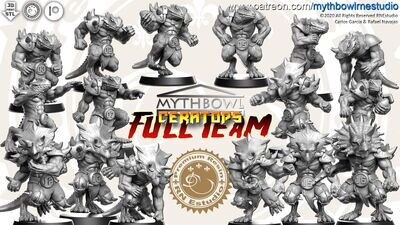 Mythbowl Team - Ceratops - Lizardmen