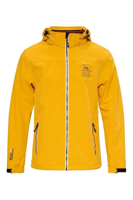 Trond Men Softshell Golden Yellow