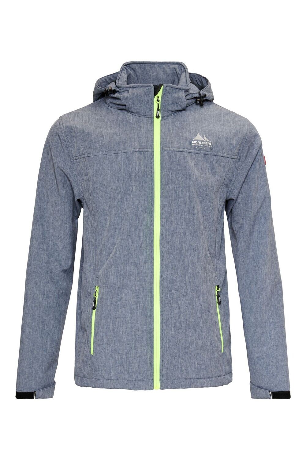 Mats Men Softshell Ocean Blue Melange