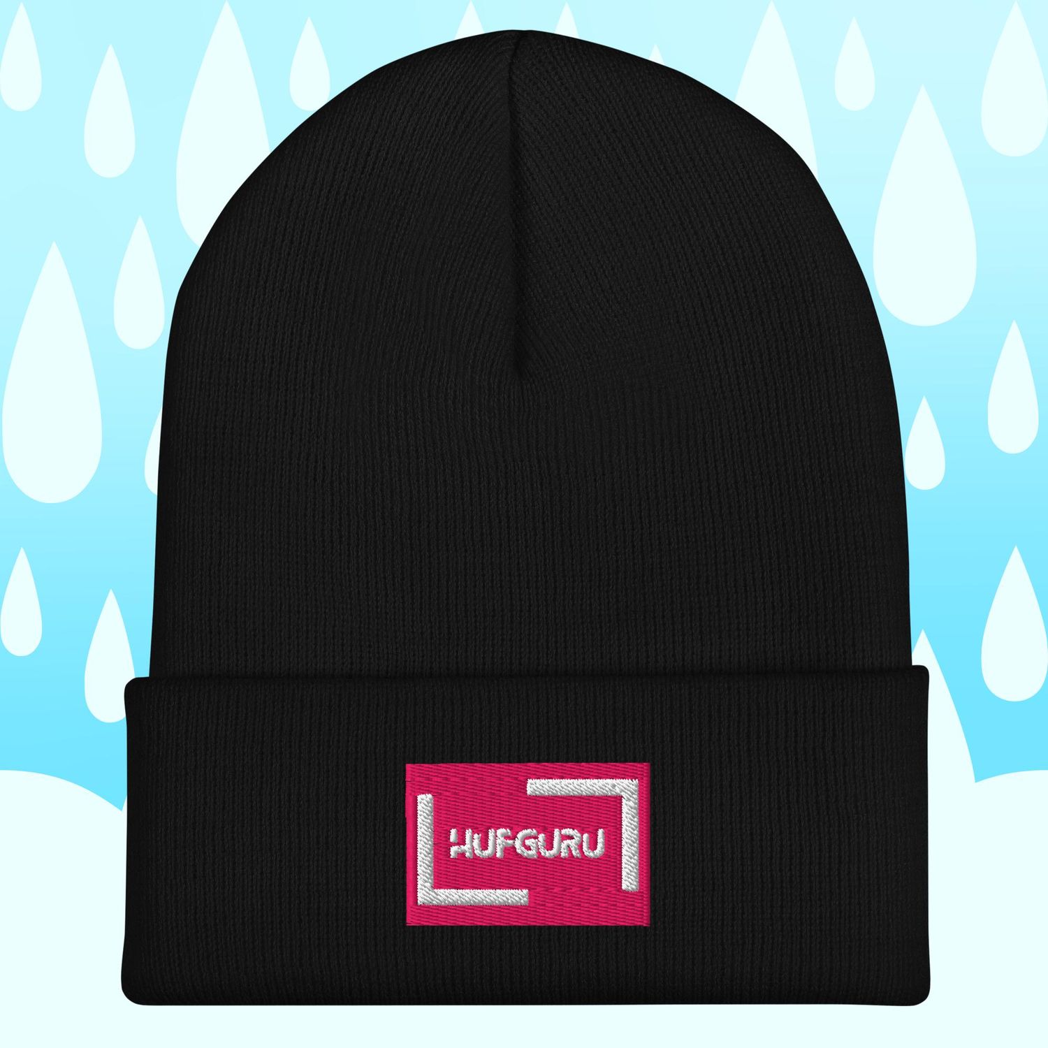 Hufguru - Pink Limited Edition - Umgeschlagene Beanie