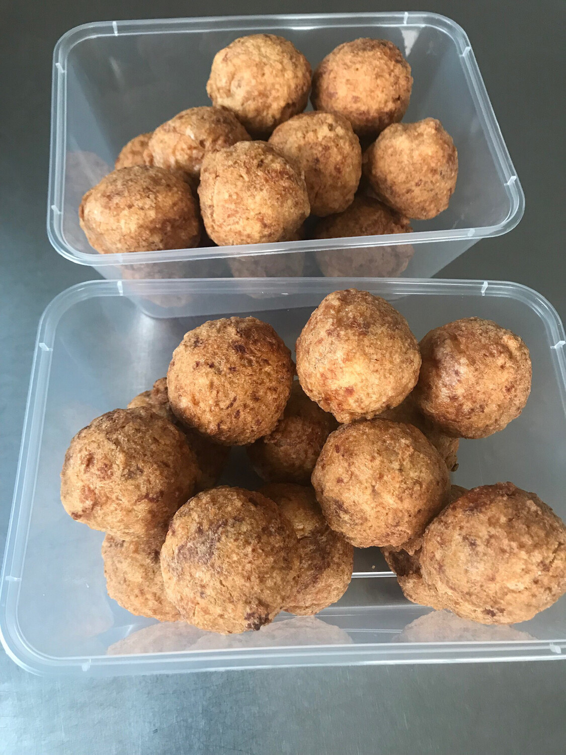 Pan Fried Pork Prawn Ball