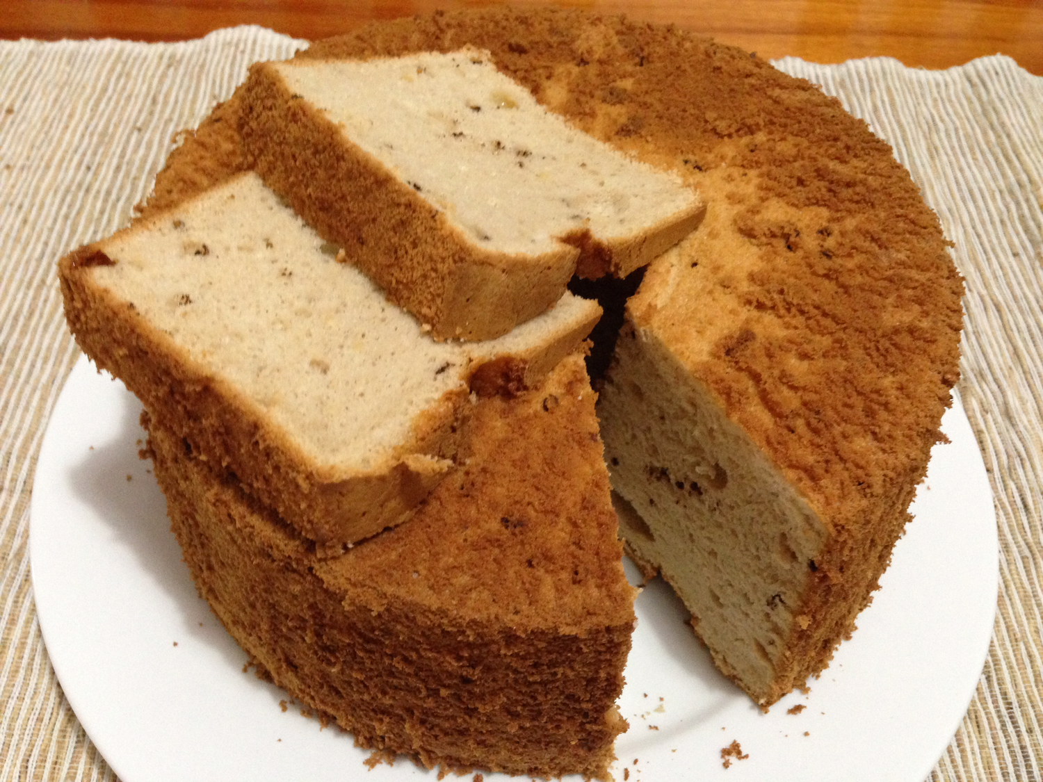 Choc Meisjes Chiffon Cake