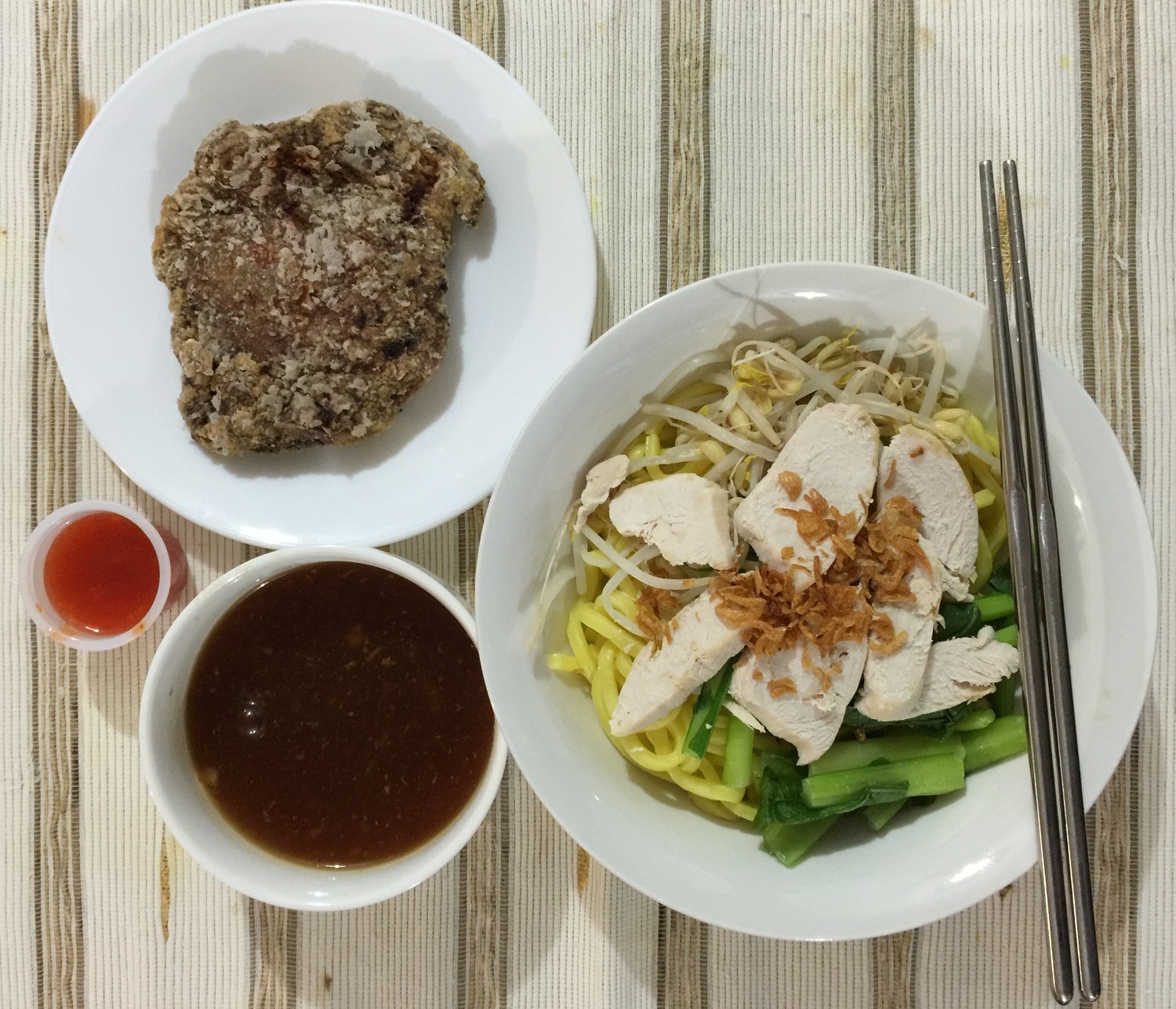 Pork chop noodles