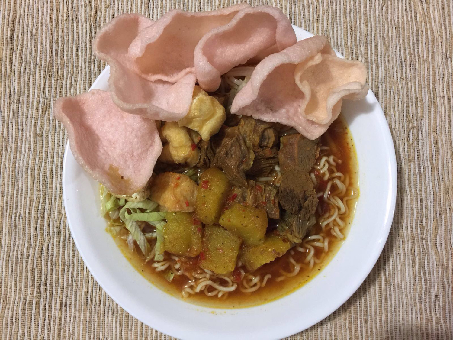Surabaya Mixed Tofu Dish (Tahu Campur)