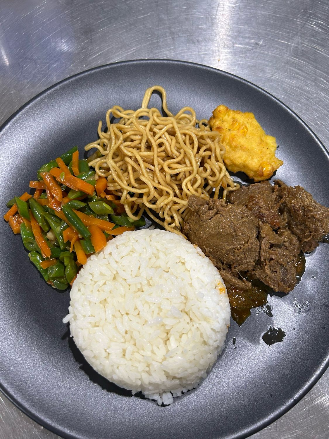 Nasi Rames (Beef)