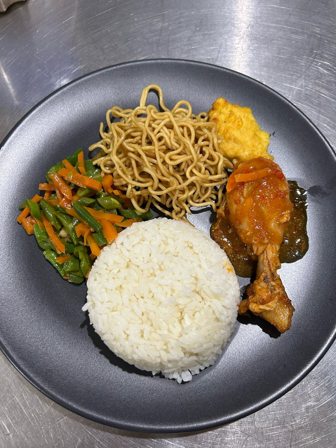 Nasi Rames (Chicken)