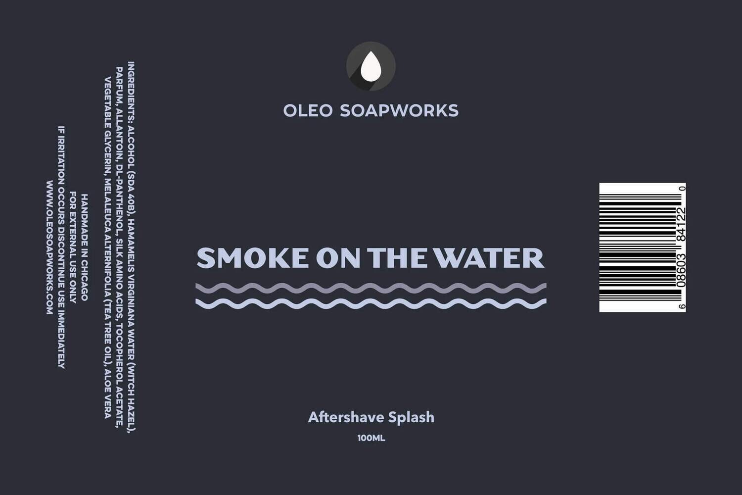 Chicago Grooming Co. Smoke on the Water After Shave Skin Food